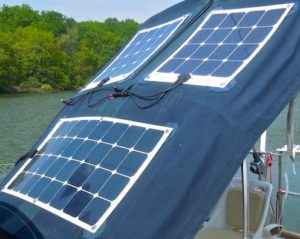 Solar panels for boats